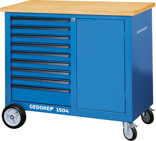 GEDORE rolling workbench with 9 drawers