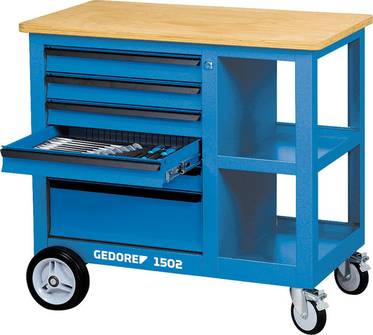 GEDORE rolling workbench with 6 drawers