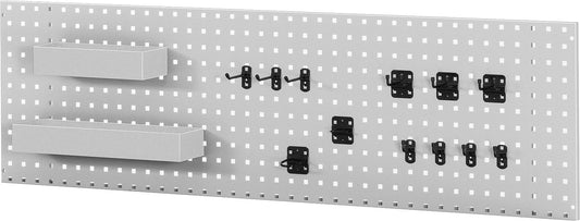 RAU perforated panel with accessories for workbench mounting (W) (mm): 1500
