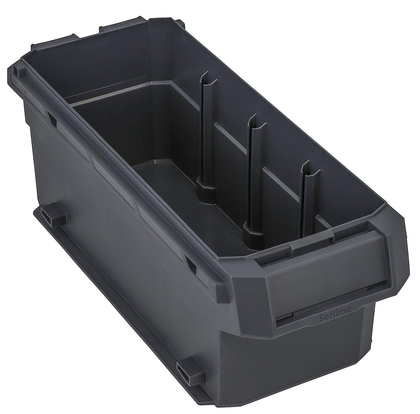 Plastic box SR-BOXX 04-8 M anthracite, 347.8x140.7x128mm Assortimo