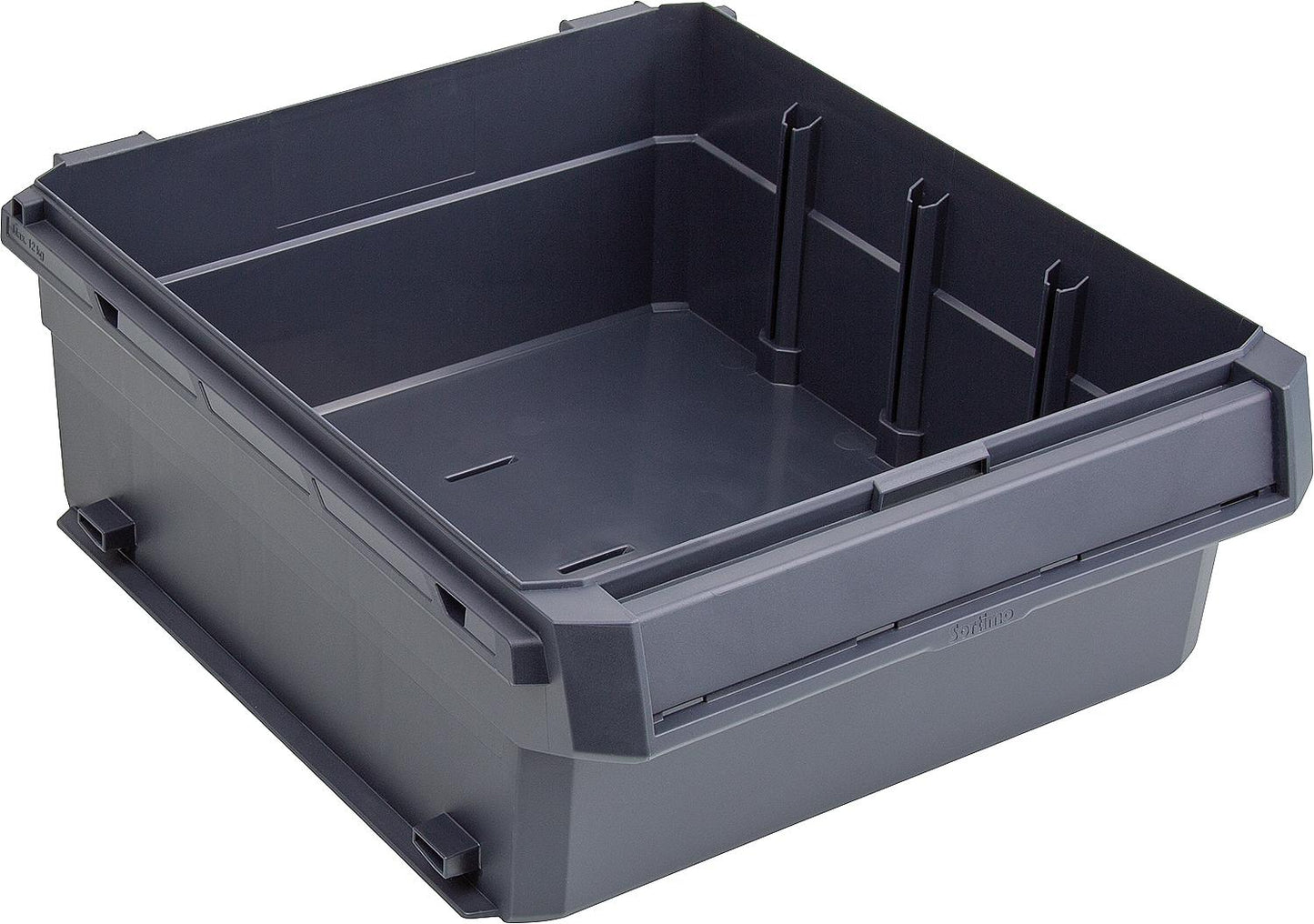 Plastic box SR-BOXX 04-8 L anthracite, 347.8x292.7x128mm Assortimo