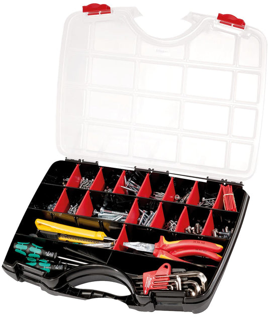 PARAT Organize S assortment case with individually configurable compartments, 370x260x55mm
