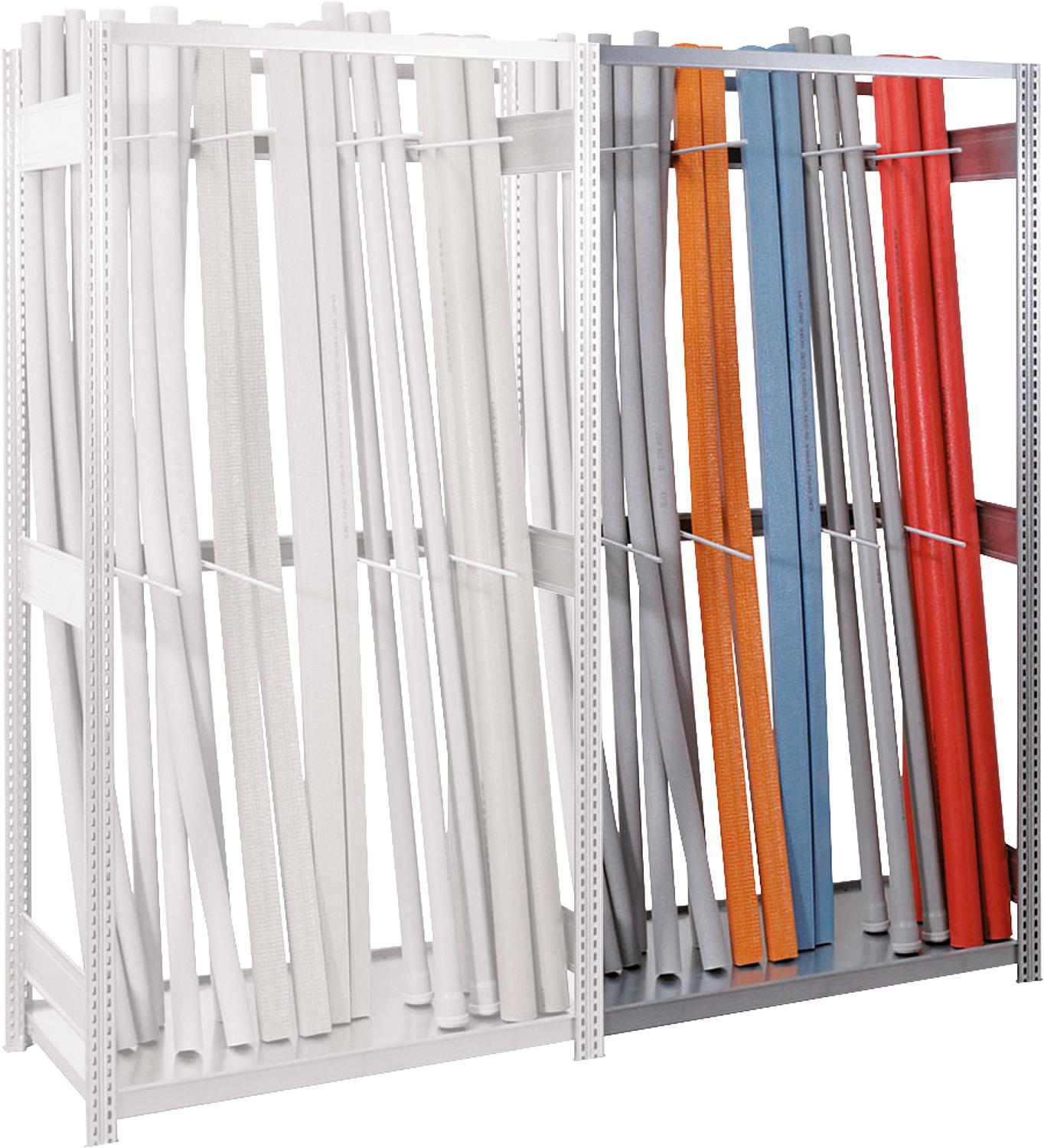 BERT long goods add-on rack with steel shelf, shelf load capacity 150kg, dimensions (H x W x D): 2000 x 1005 x 500mm
