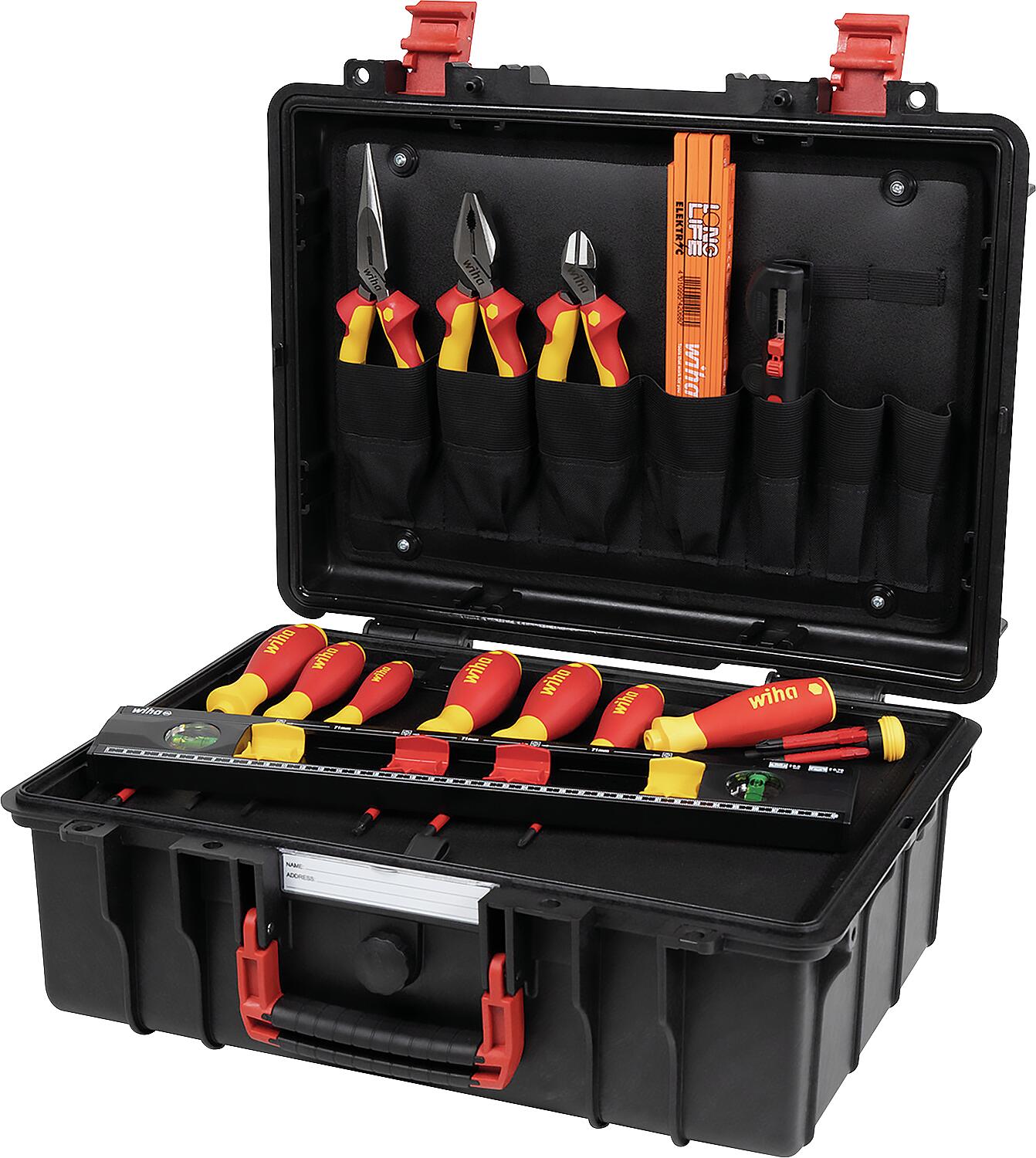 Wiha Basic Set L electric 17-piece tool case