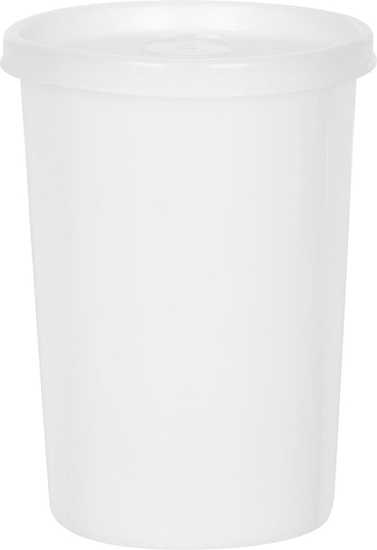 Can with snap-on lid, 500 ml, round, natural, 95x127 mm