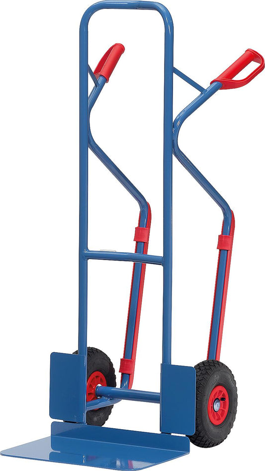 fetra® B1331L stacking trolley, load capacity 300kg, pneumatic tires