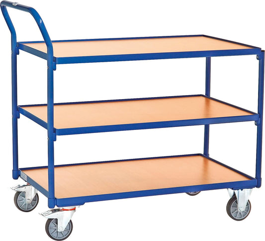 Lightweight table trolley fetra® 2752, loading area 1000x600mm