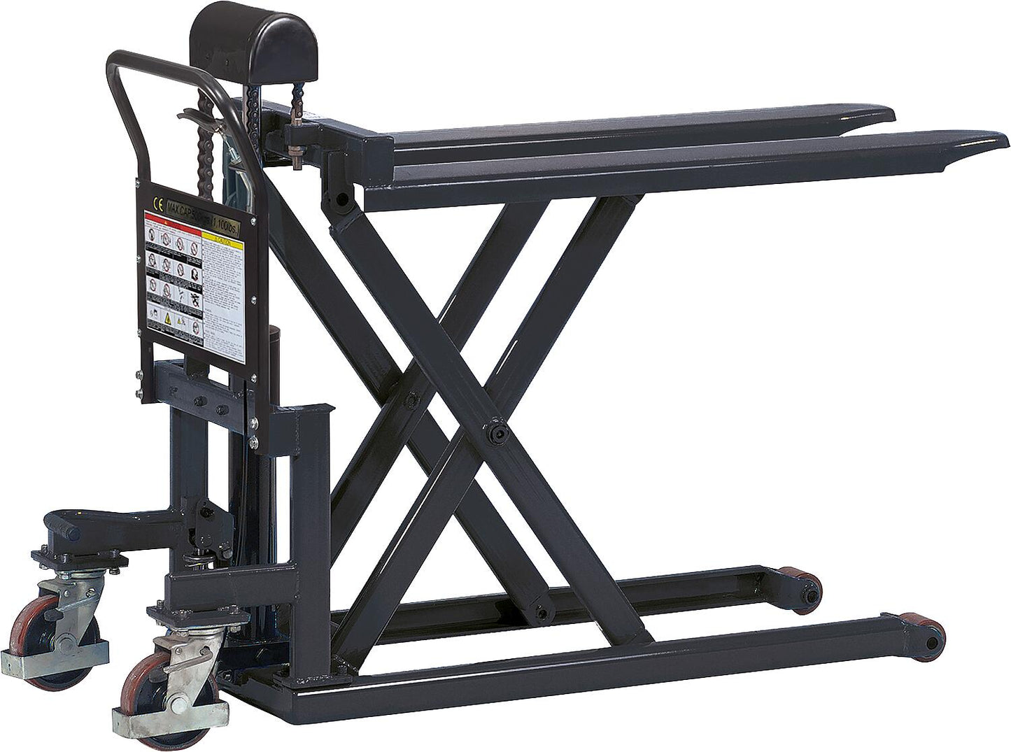 scissor lift pallet truck fetra® 6820, load capacity 500 kg, lifting range 85-830 mm