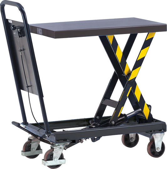 Lifting table trolley fetra® 6832, load capacity 250 kg, lifting range 330-910 mm
