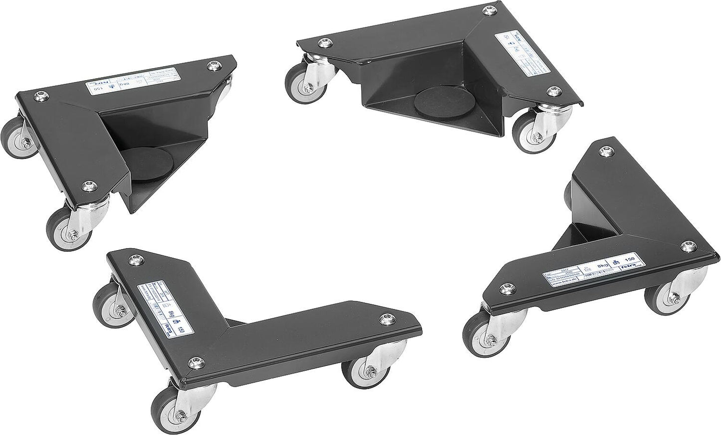 Rouleau d'angle fetra®, capacité de charge 150 kg