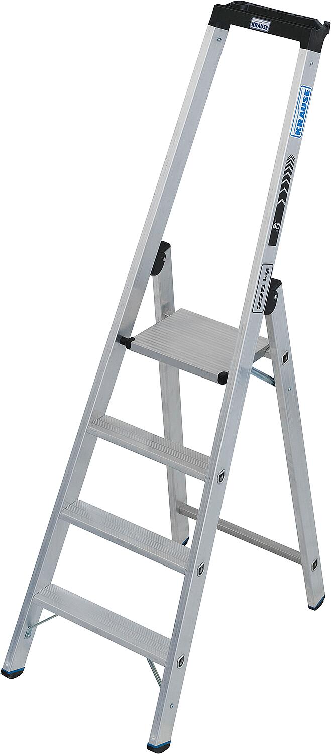 Heavy-duty stepladder, 3 steps, 225 kg