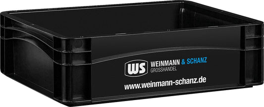 Transport box WS black 400 x 300 x 120 mm without lid