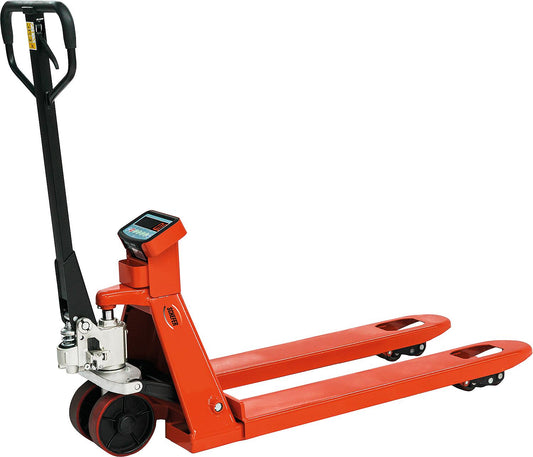 Schefer weighing pallet truck, load capacity 2000 kg, 1150 mm