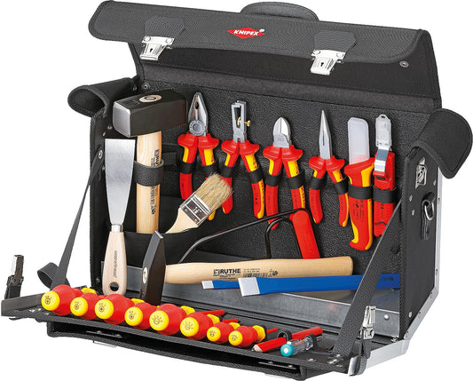 VDE electrical tool case, 24-piece set. Dimensions: 420x250x160 mm