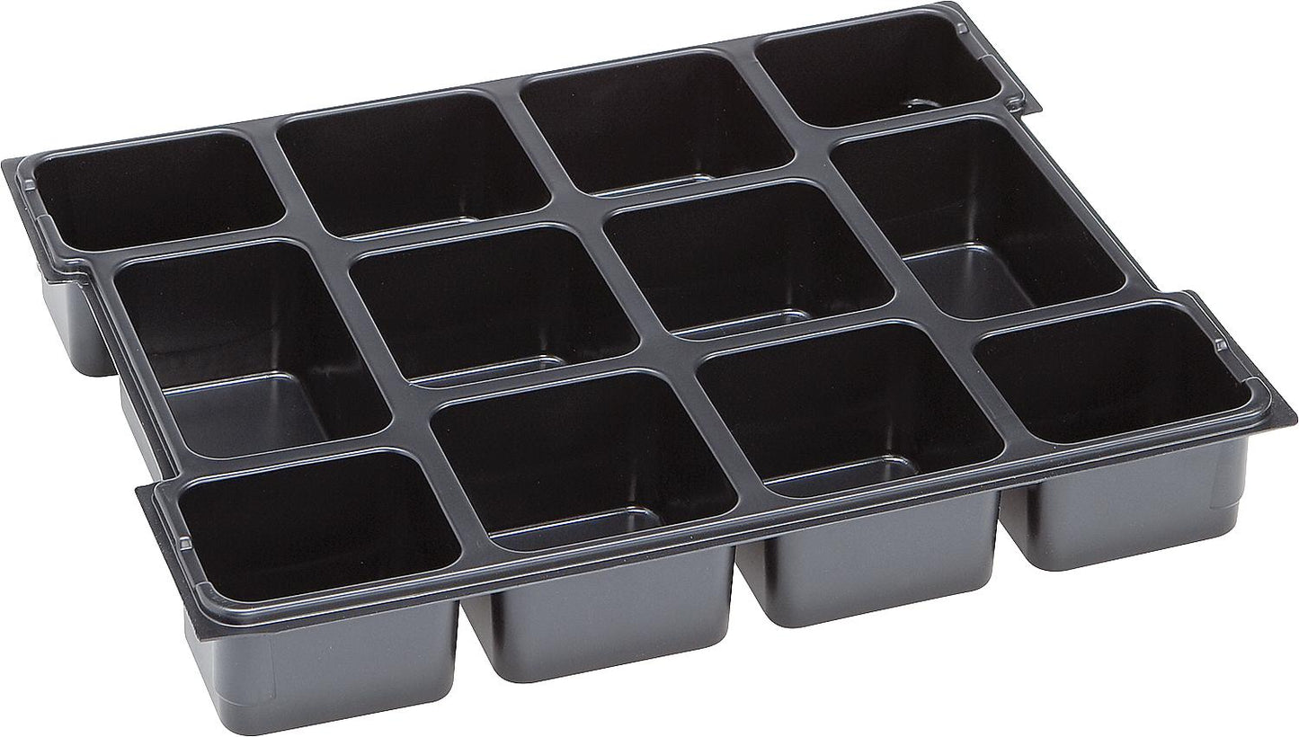 Small parts insert, 12 compartments, suitable for L-Boxx 102 405x315x62mm