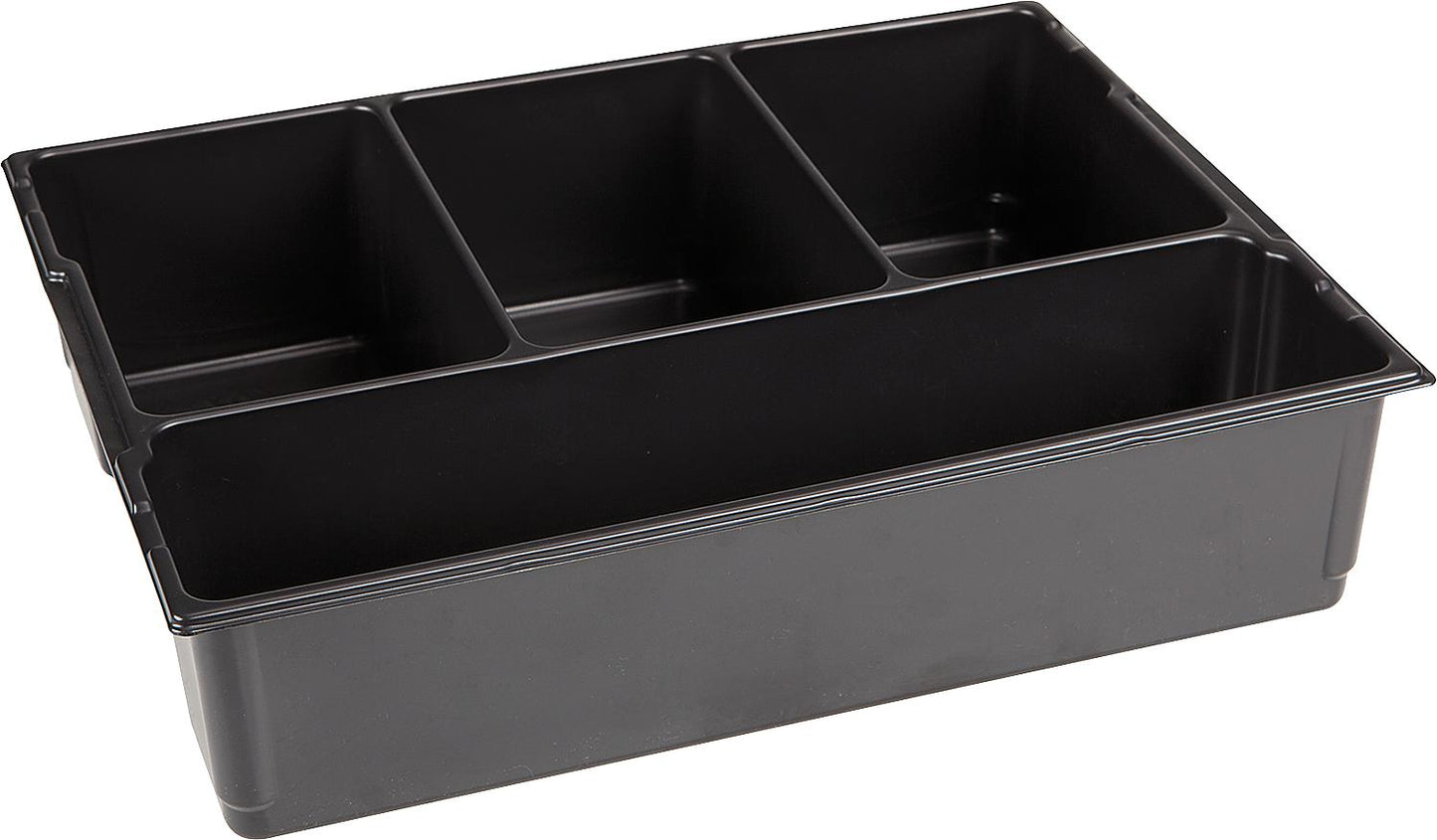 Small parts insert, 4 compartments, for L-Boxx L136 + LS-Boxx 306, 405x315x85mm