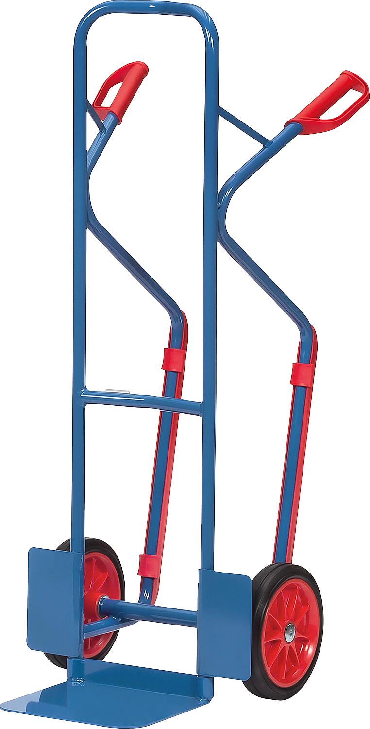 fetra® B1330P stacking trolley, load capacity 300kg, polyurethane tires