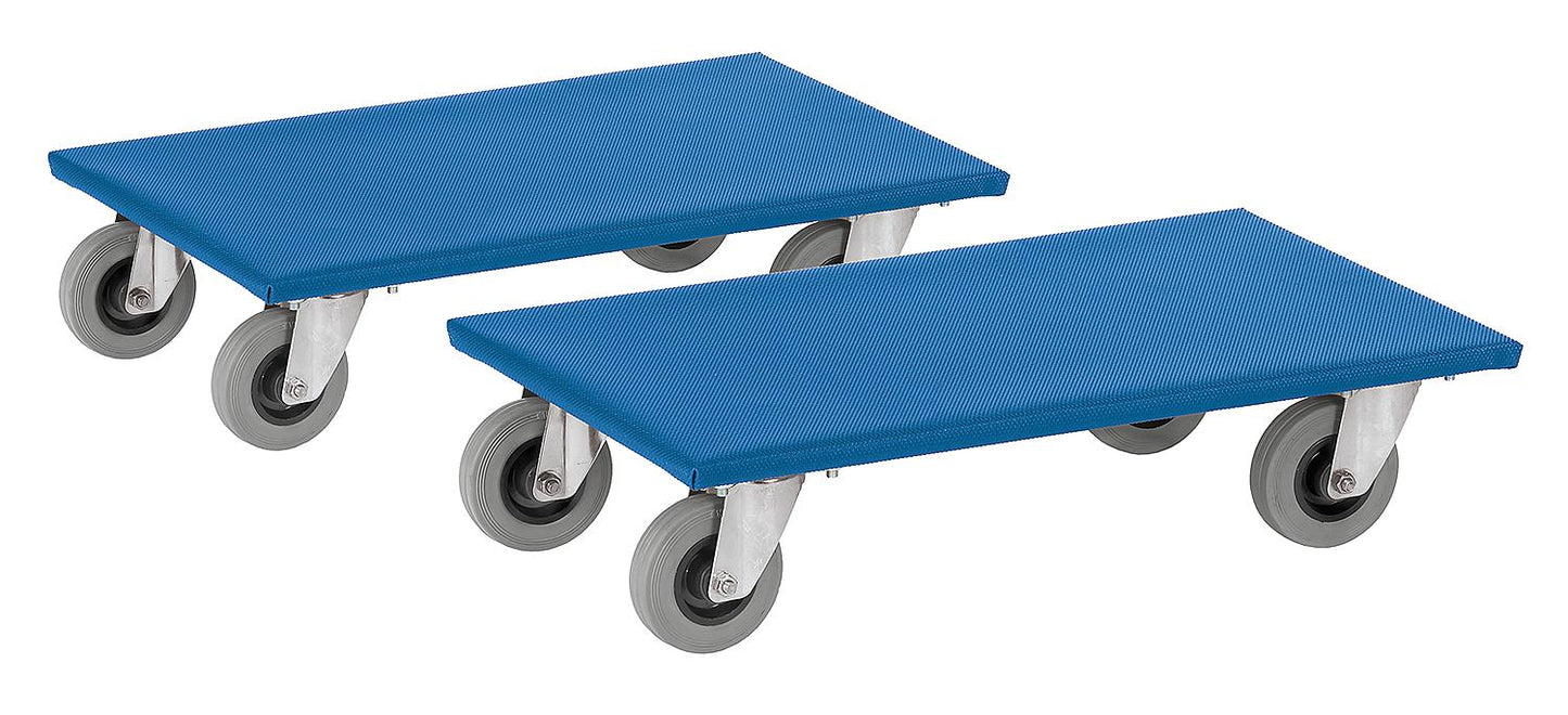 Furniture dollies fetra® 2353, load capacity 300kg, pair, platform 600x350mm