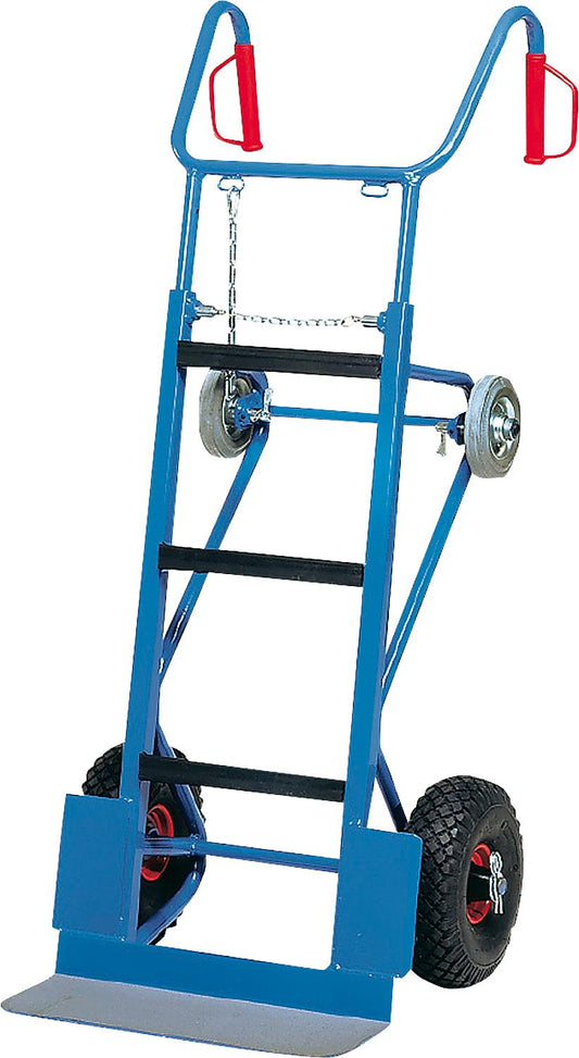 Equipment trolley 11050 fetra® load capacity 400kg, stairs with stile and tension strap
