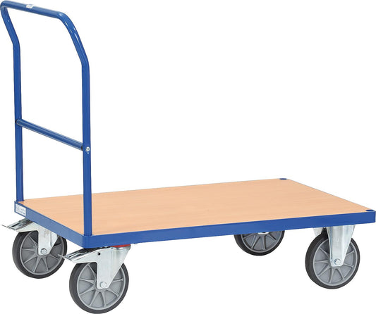 fetra® push trolley 2502, load capacity 600 kg, loading area 1000 x 700 mm