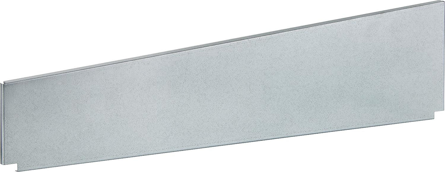 Schütten-Abschluss rechts, Schüttenabtrennung zu Regalsystem BERT mit Holzfachboden