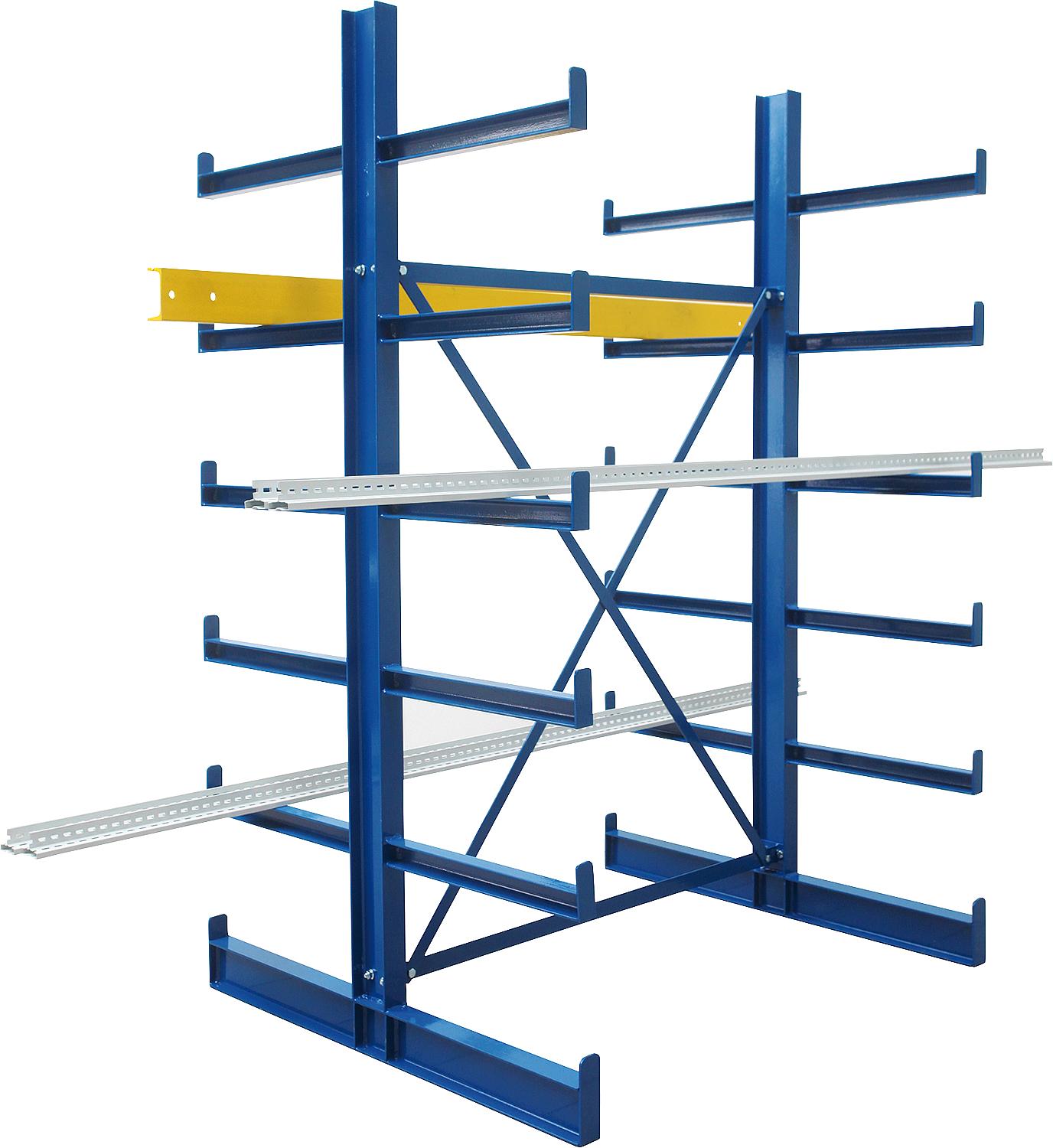 Cantilever base unit KARL double-sided with 12 levels 2000x1250x1240mm bay load 2400Kg