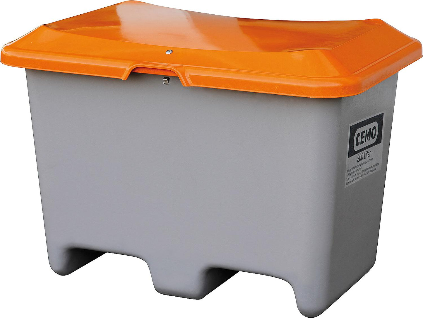 Cemo Plus 3 grit container, 200l capacity, with forklift bag