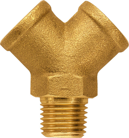 Y-piece 2x IG 1x AG conical R 1/8"a./G 1/8i.