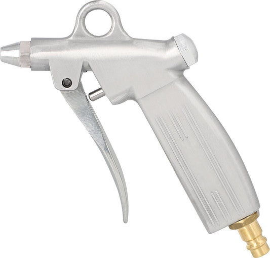 Aluminum blow gun with short nozzle, plug nipple NW 7.2