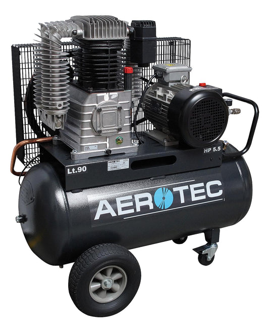 AEROTEC 820-90 PRO 400 Volt piston compressor with 10 bar and 90 liter tank