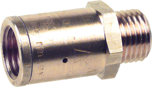 Pressure reducing valve 1/4" female thread x 1/4" male thread, max. inlet pressure 15 bar constant, outlet pressure 3.0 bar