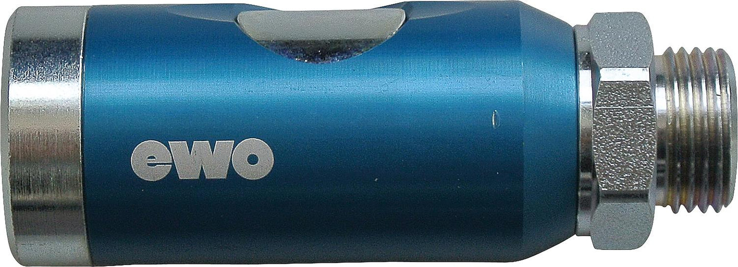 Safety compressed air coupling NW 7.2/7.4 ISO 4414 DIN/EN 983 with male thread DN8 (1/4")