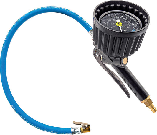 EWO euroair tire inflator, quick-connect fitting, hose: 0.5m, max. 12 bar