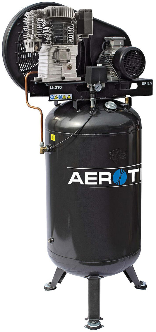 Aerotec N59-270 Pro piston compressor, with 270 liter tank