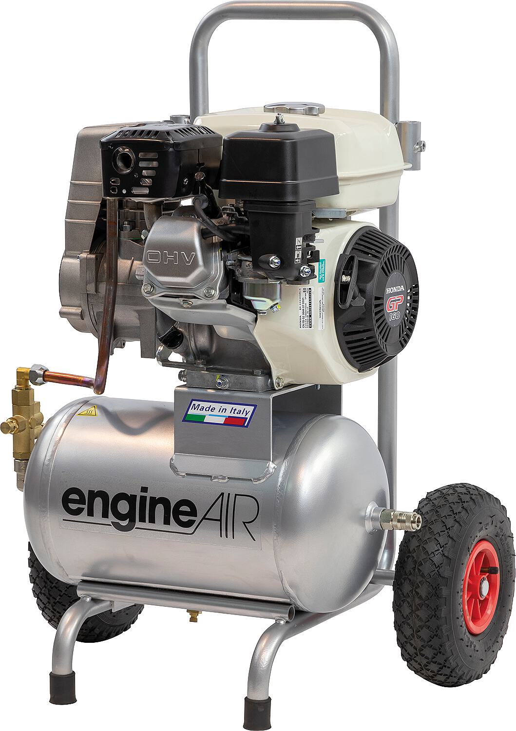 Honda Aerotec 400-20 piston compressor, with 20-liter tank