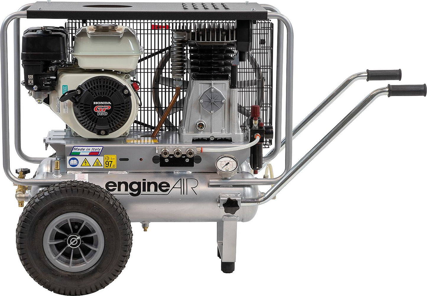 Honda Aerotec 590-11+11 piston compressor, with 11+11 liter tank