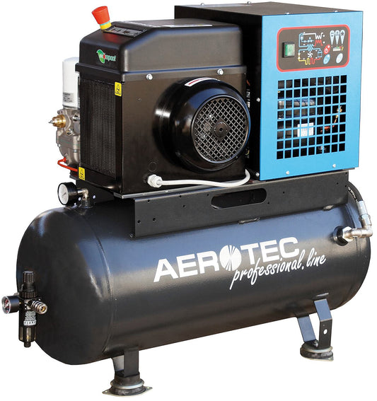 Aerotec COMPACK 3TR - 90L PRO screw compressor, (R 134A) incl. dryer, with 90 liter tank