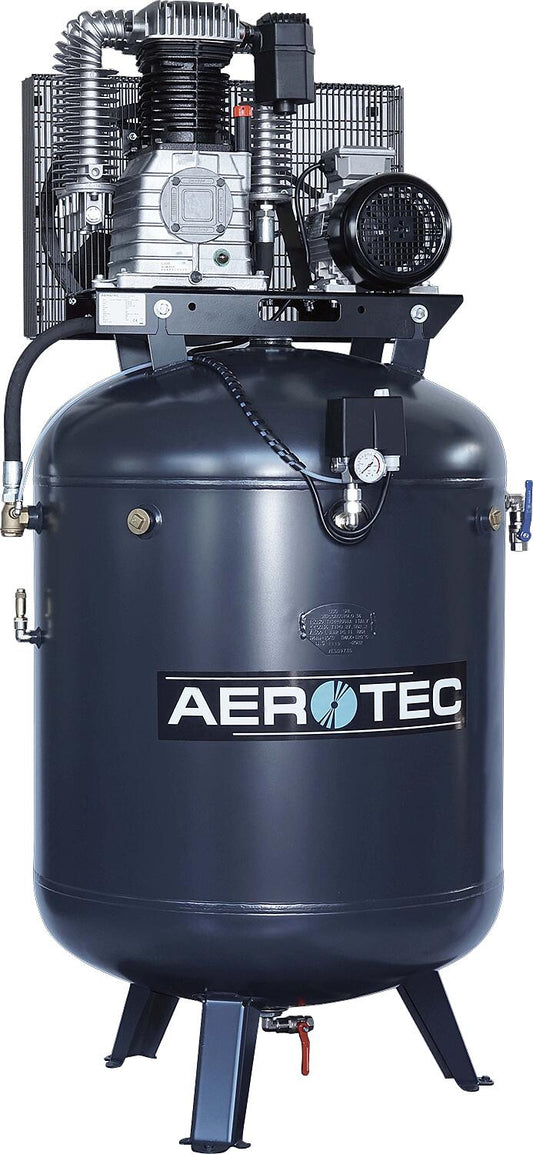 Aerotec 820-500 l vertical piston compressor - 4 kW - 10 bar