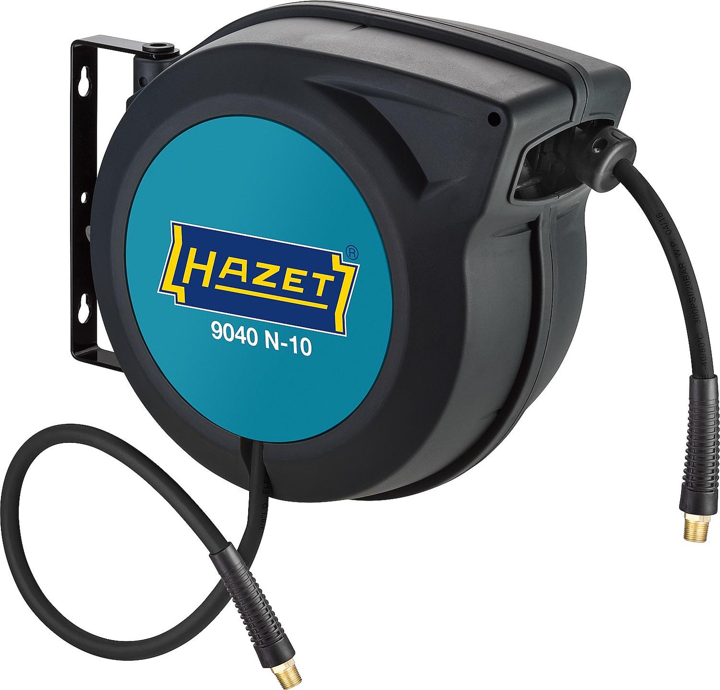 HAZET hose reel with auto-stop, length: 15m with 3/8" connection