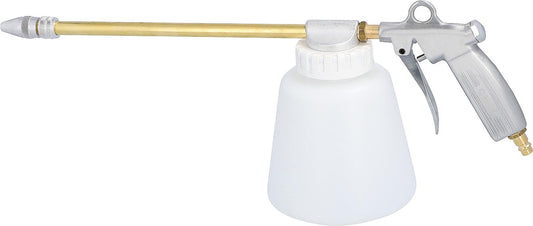 Spray gun with 1.0 liter plastic cup and straight spray tube