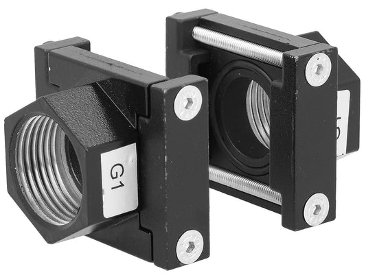 Connection plate set G1 variobloc, from 3/4" to 1" Pack size = 2 pieces