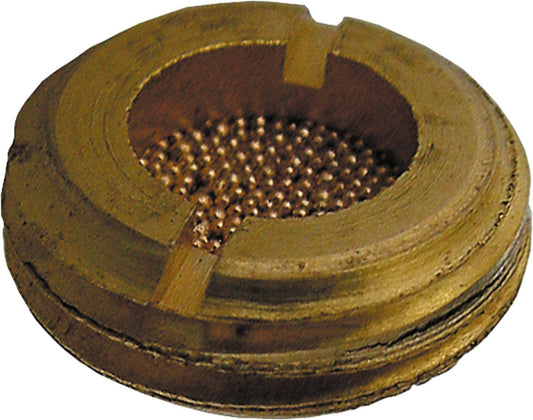 Sintered bronze silencer, flat design with slot G 1/8