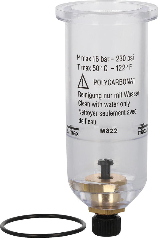 Plastic container - standard size G1/4 + G3/8