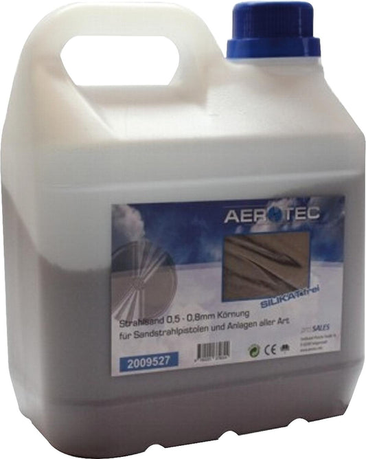 AEROTEC blasting sand, 1.5 liter canisters