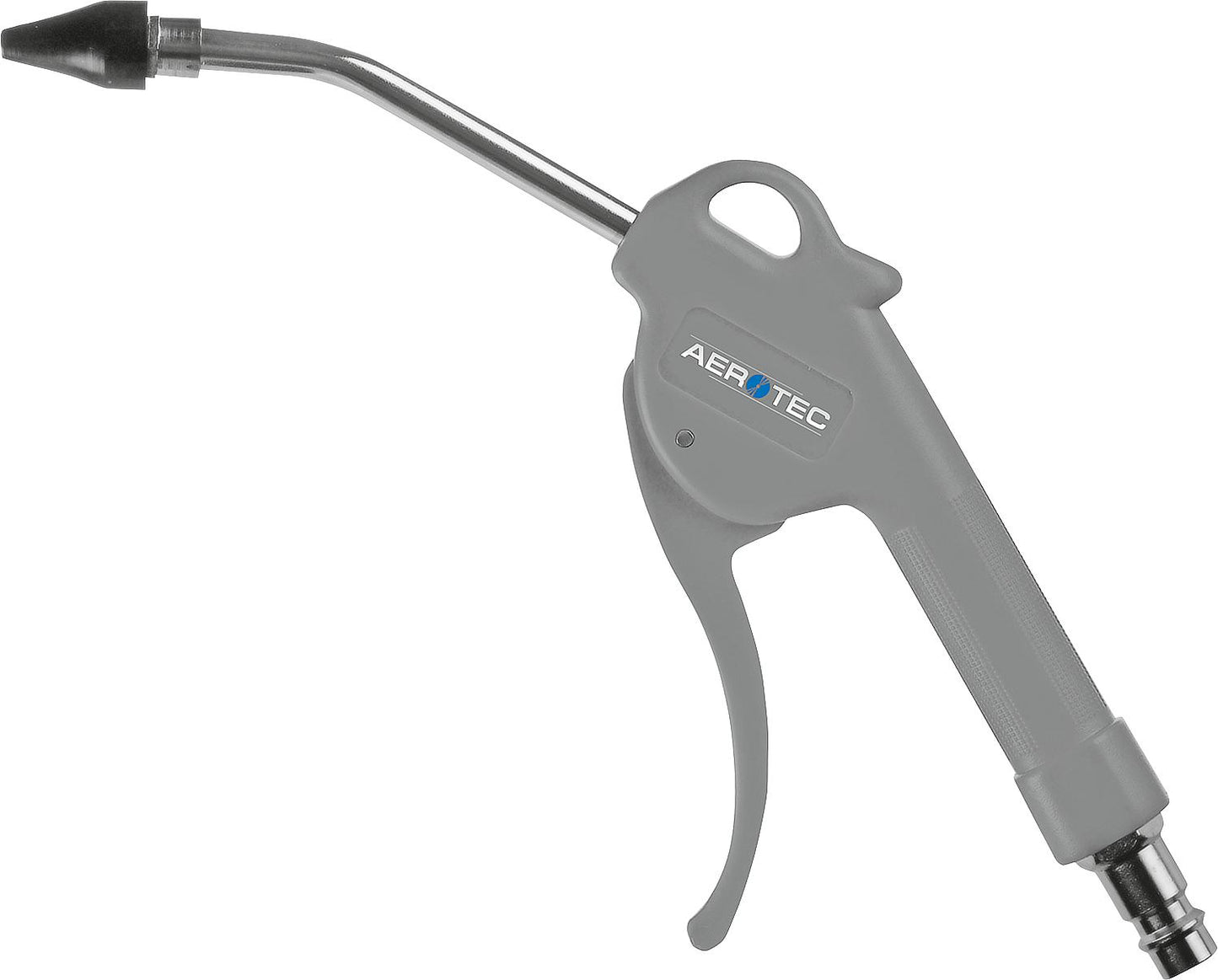 Plastic blow gun with rubber nozzle