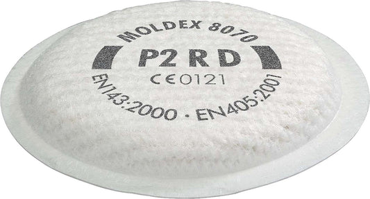 Filtres à particules P2 RD pour masques série 8000, lot de 4 paires