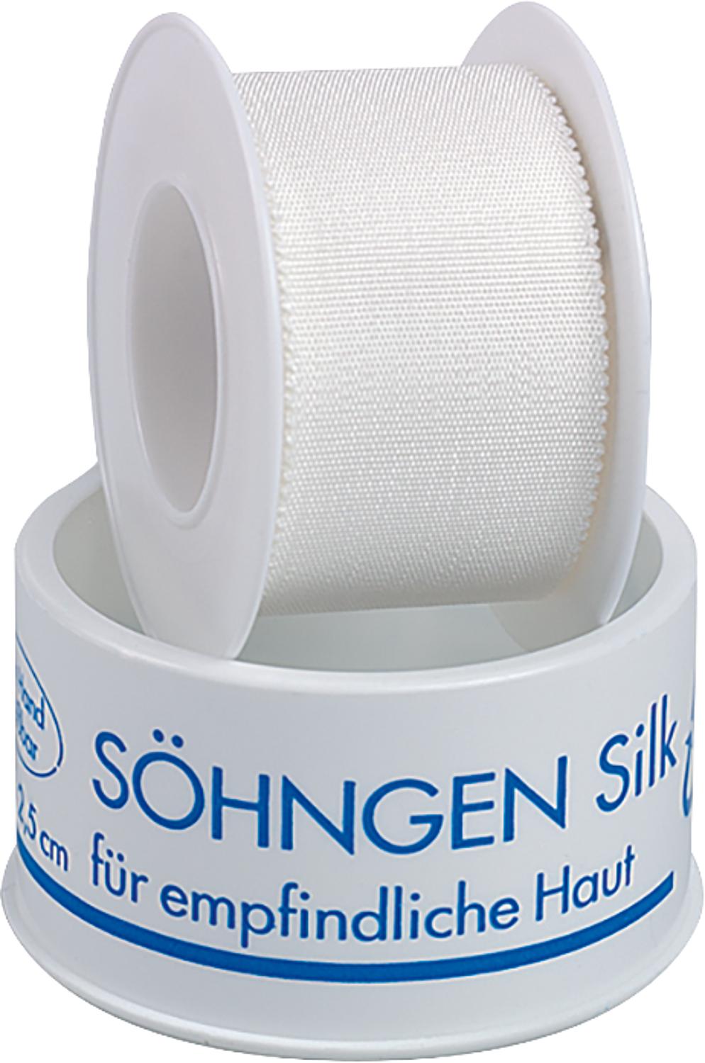 Söhngensilk adhesive plaster on a roll 2.5cm x 5m, 1009140
