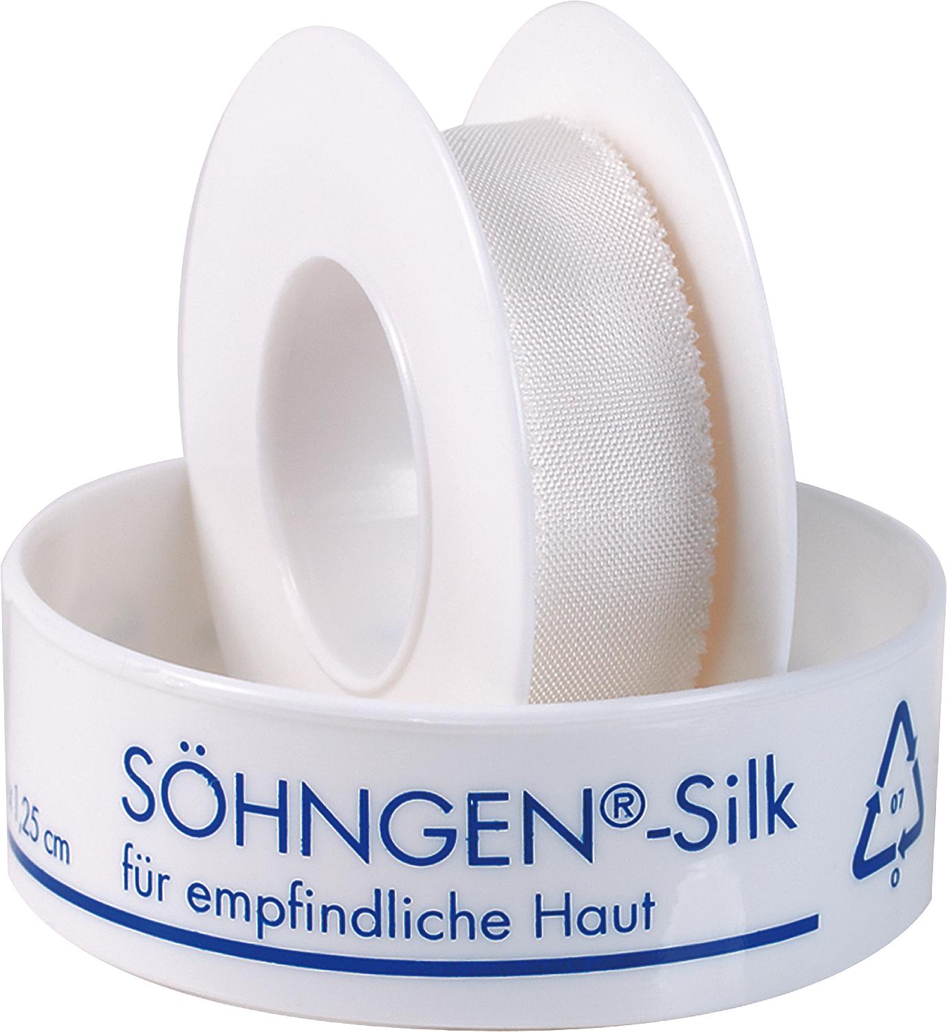 Söhngensilk adhesive plaster on a roll 2.5cm x 5m, 1009140