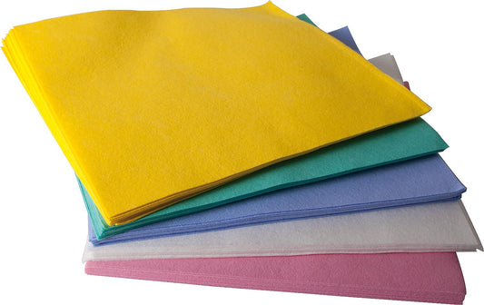 Mehrzwecktuch 'tetra' farbig sortiert VPE: 50 Stück