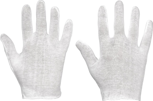 Cotton jersey work glove, size S